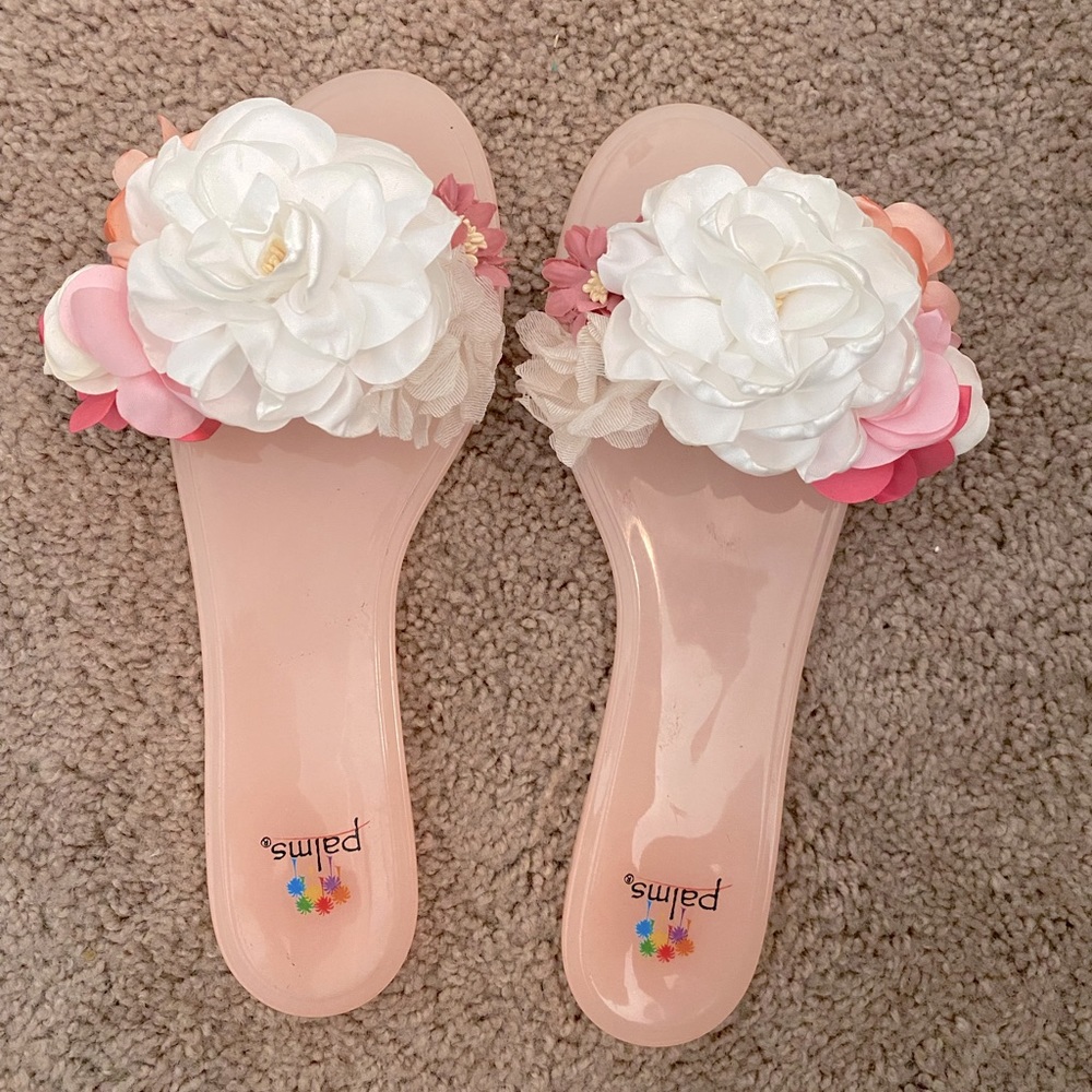 Palms Floral sandals
